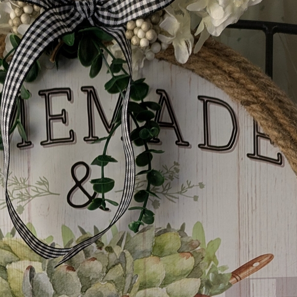 Rustic Kitchen Wall Decor with Rope Accent - Picture 10 of 13